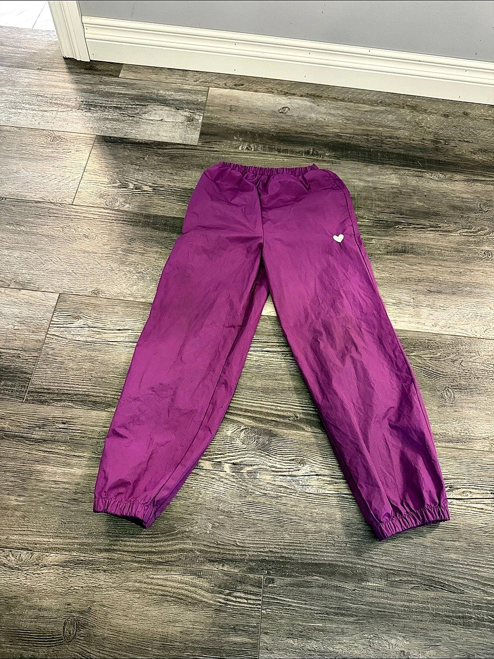 OshKosh B'gosh Purple Elastic-Waist Pants Girls Size 8